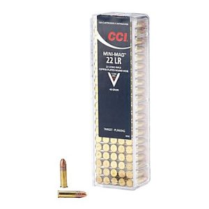 CCI Mini-Mag .22 LR 40-Grain High Velocity Rifle Ammunition - 100 Rounds